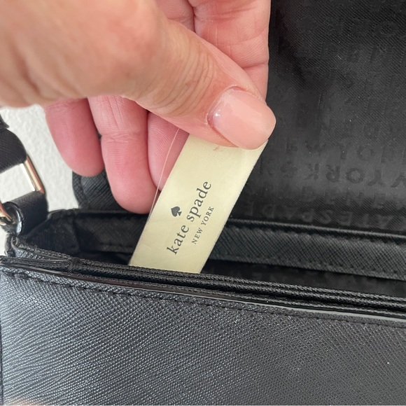 Kate Spade Crossbody Bag Black Small  7"W x 5"H - Picture 7 of 7